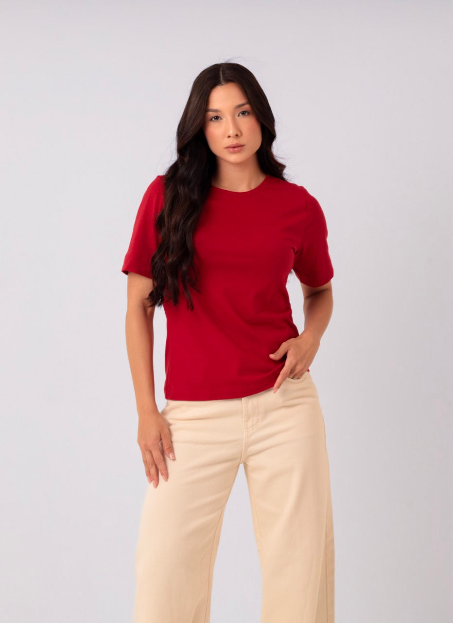 Camiseta Vermelho Primavera